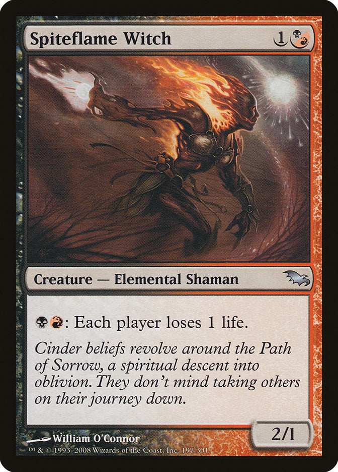 Spiteflame Witch 197 (Shadowmoor)  - Foil | Good Games Adelaide SA