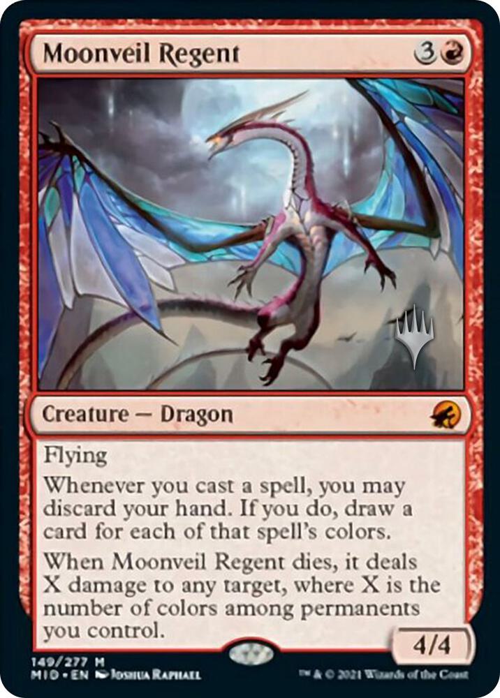 Moonveil Regent 149p/171 (Promo Pack: Innistrad: Midnight Hunt)  - Foil | Good Games Adelaide SA
