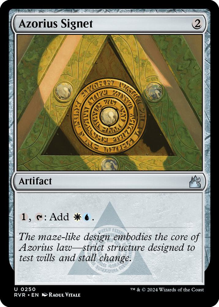Azorius Signet 250 (Ravnica Remastered)  | Good Games Adelaide SA