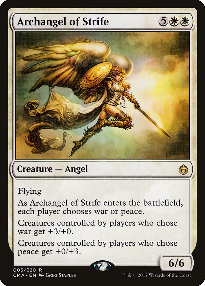Archangel of Strife [Commander Anthology] | Good Games Adelaide SA