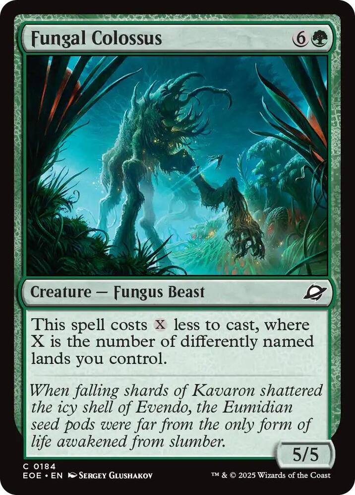 Fungal Colossus 184 (Edge of Eternities)  - Foil | Good Games Adelaide SA