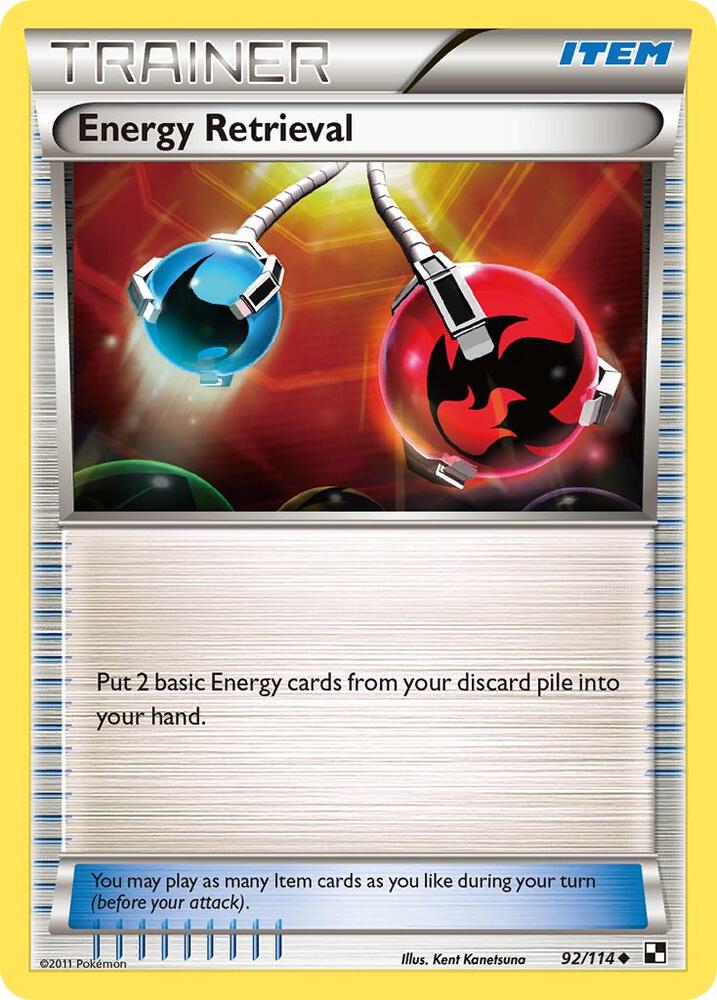 Energy Retrieval 92/114 (Black and White)  | Good Games Adelaide SA