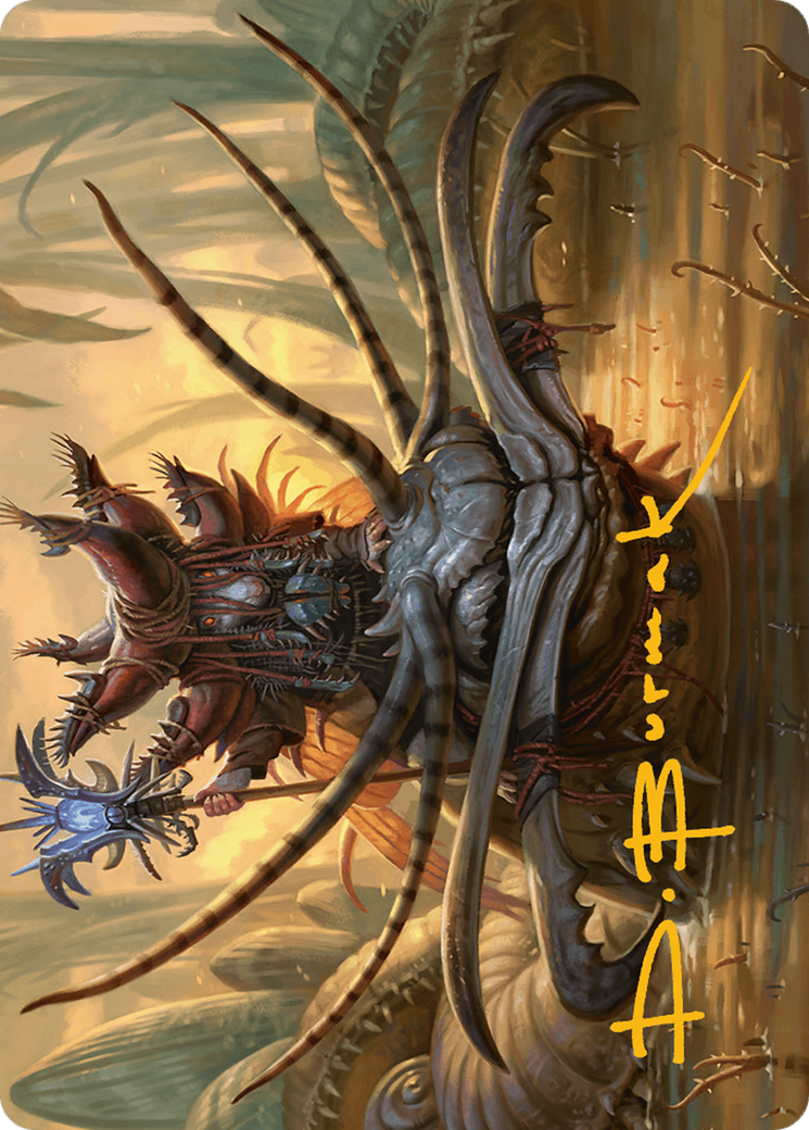 Wick's Patrol Art Card (Gold-Stamped Signature) [Bloomburrow Art Series] | Good Games Adelaide SA