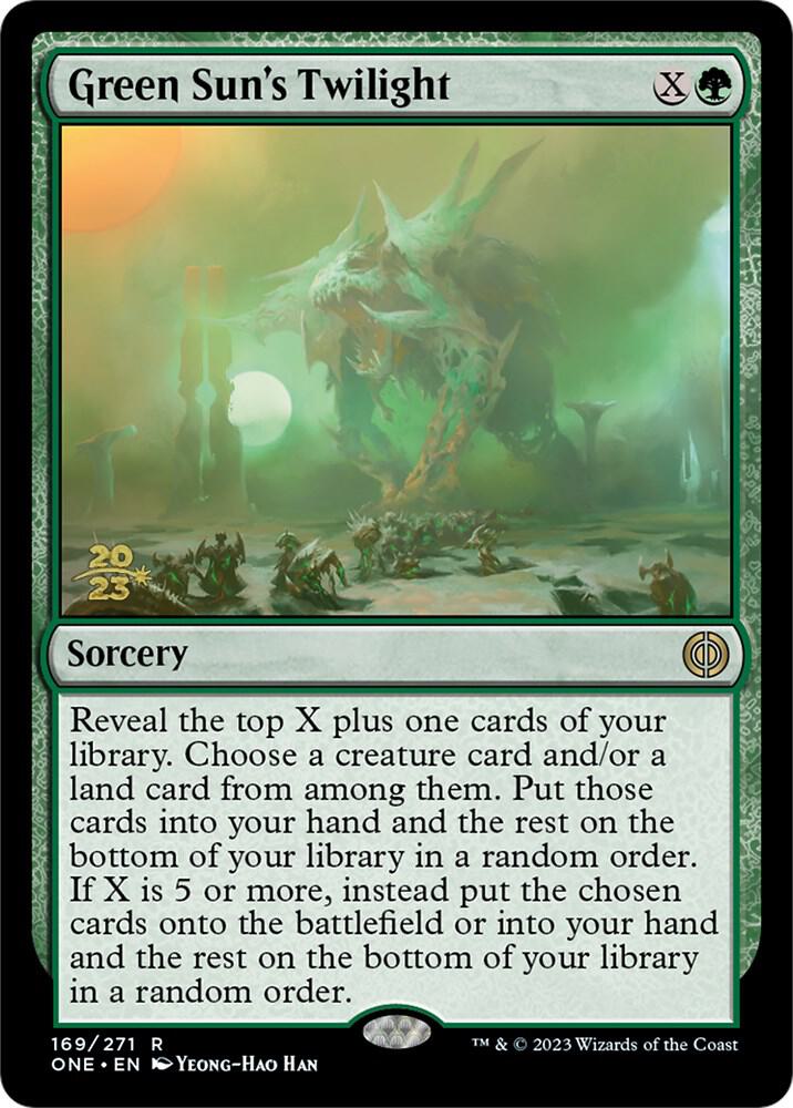 Green Suns Twilight 169 (Prerelease Cards)  - Foil | Good Games Adelaide SA