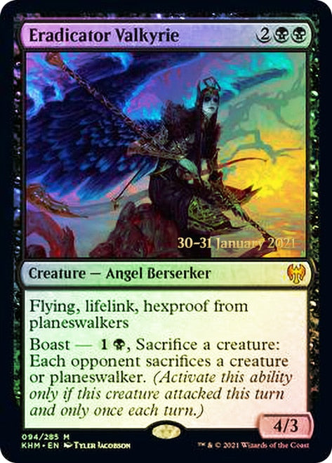 Eradicator Valkyrie  [Kaldheim Prerelease Promos] | Good Games Adelaide SA