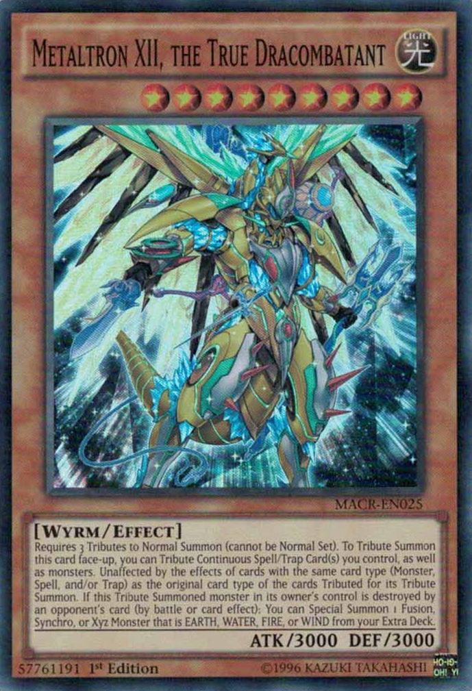 Metaltron XII, the True Dracombatant [MACR-EN025] Super Rare | Good Games Adelaide SA