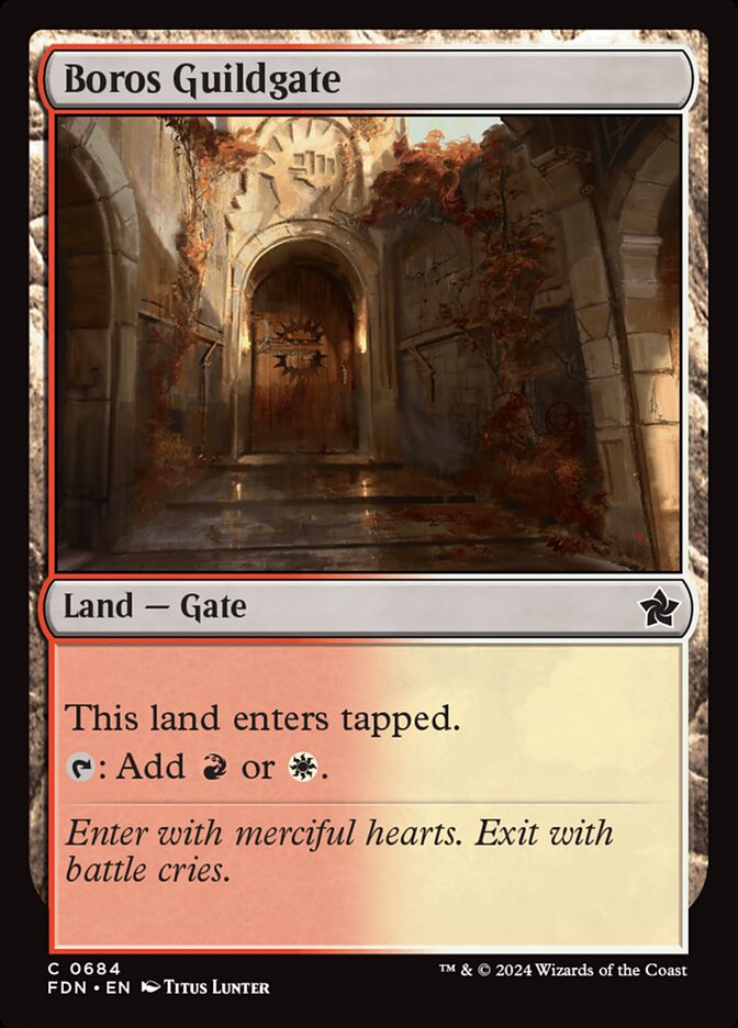 Boros Guildgate 684 (Foundations)  | Good Games Adelaide SA