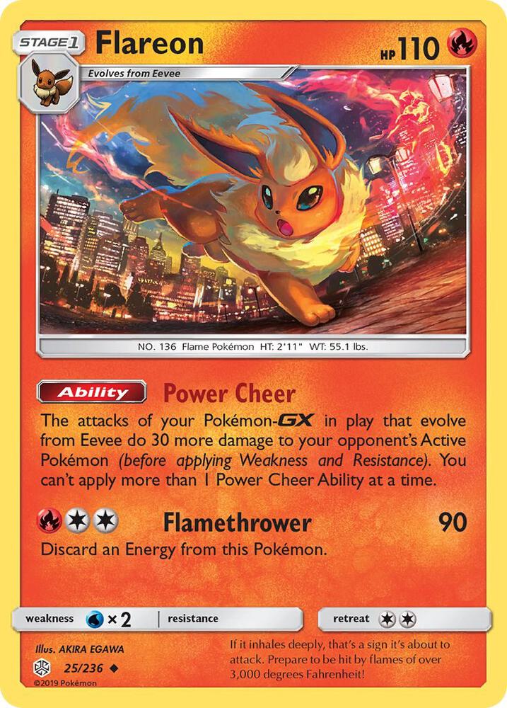 Flareon 25/236 (SM - Cosmic Eclipse)  | Good Games Adelaide SA