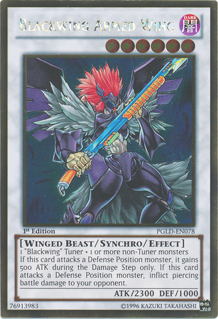 Blackwing Armed Wing [PGLD-EN078] Gold Rare | Good Games Adelaide SA