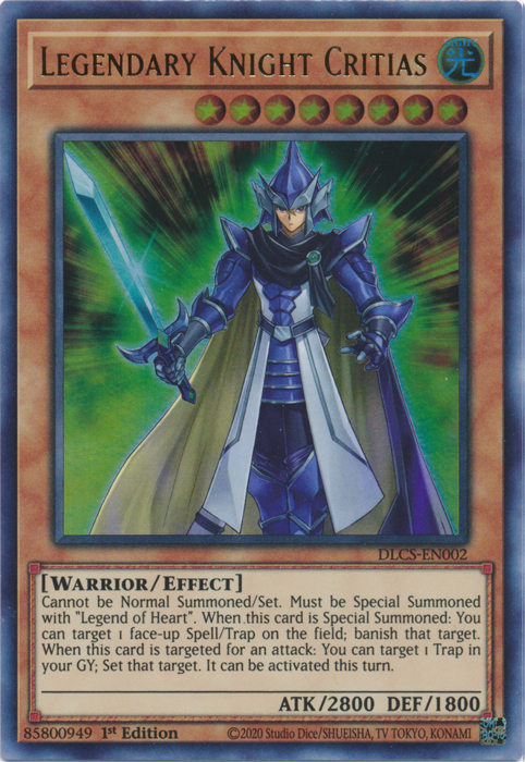 Legendary Knight Critias [DLCS-EN002] Ultra Rare | Good Games Adelaide SA