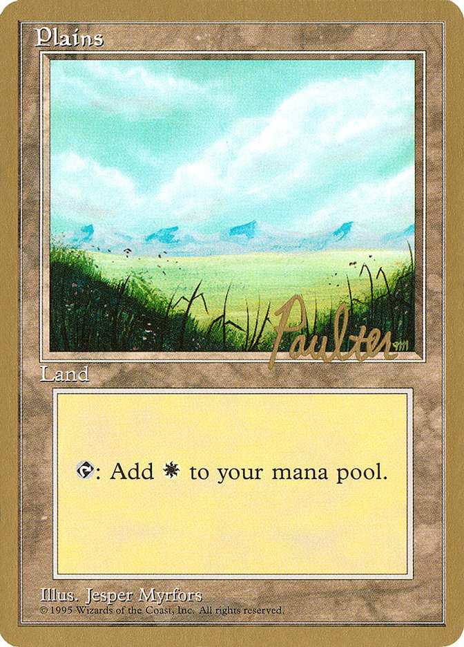 Plains (pp366) (Preston Poulter) [Pro Tour Collector Set] | Good Games Adelaide SA