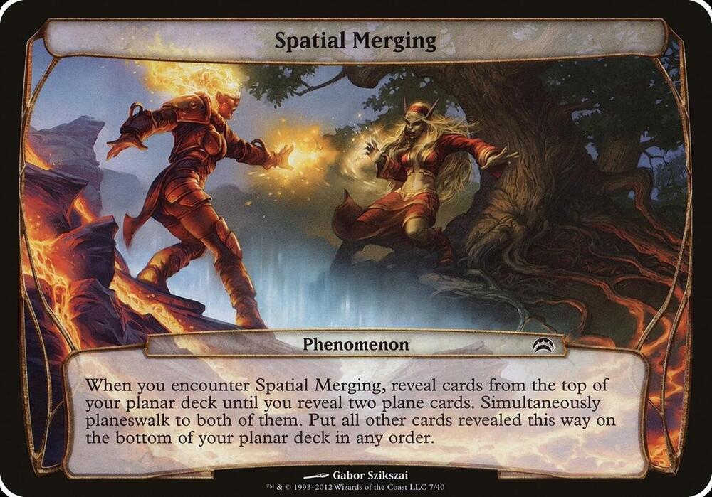 Spatial Merging Planechase 2012 7 (Oversize Cards)  | Good Games Adelaide SA