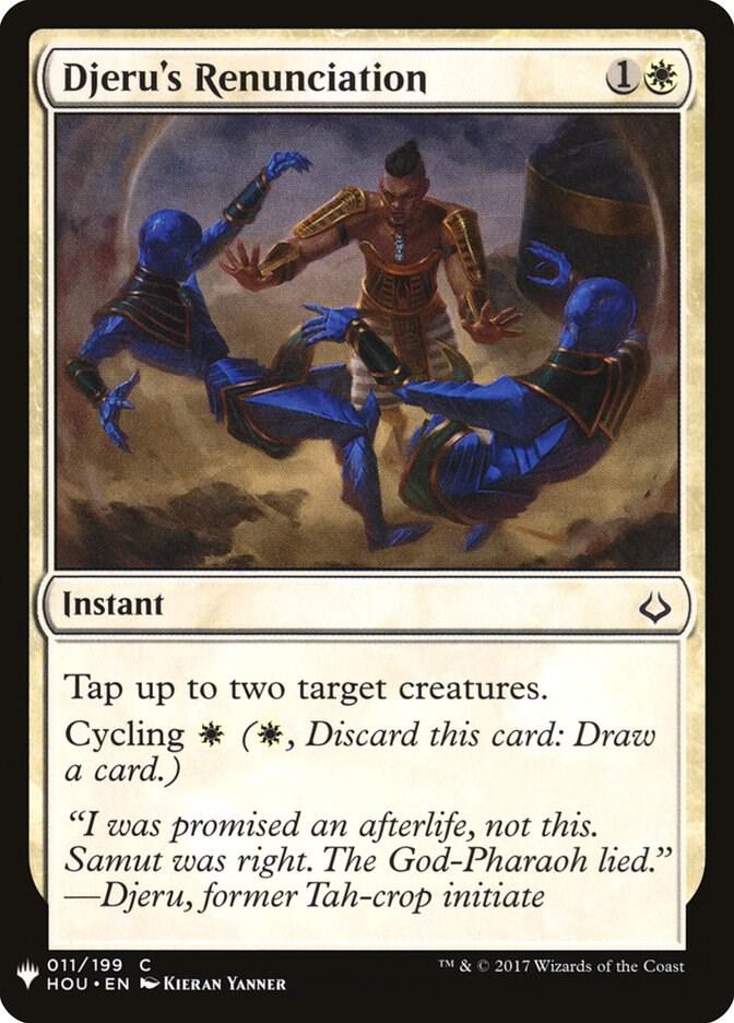 Djerus Renunciation 11 (The List Reprints)  | Good Games Adelaide SA