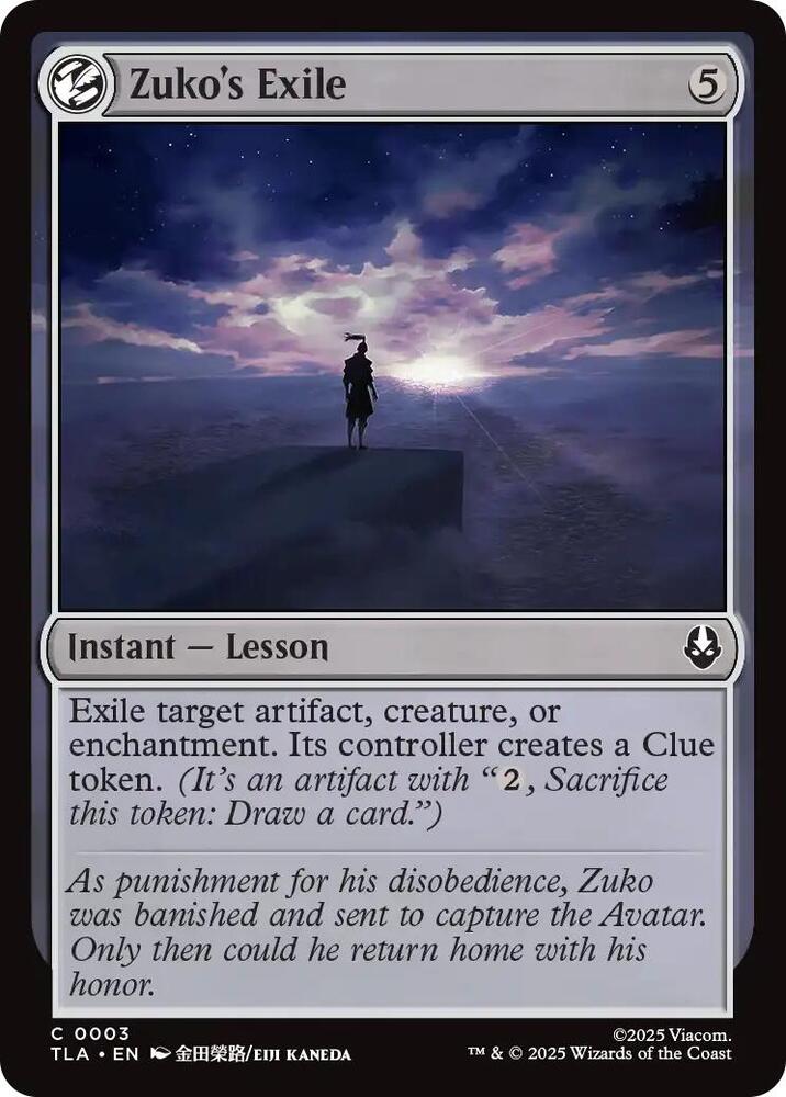 Zuko's Exile 3 (Avatar: The Last Airbender)  - Foil | Good Games Adelaide SA