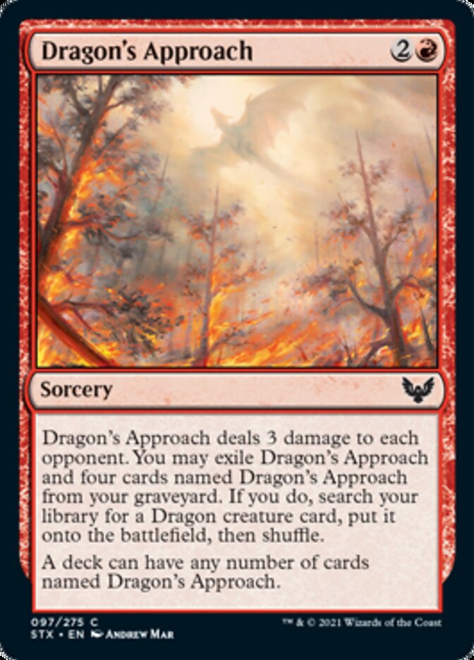 Dragon's Approach [Strixhaven: School of Mages] | Good Games Adelaide SA