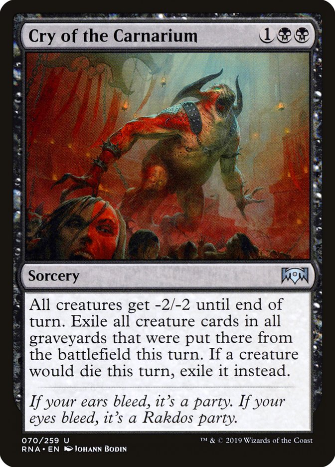 Cry of the Carnarium 70 (Ravnica Allegiance)  - Foil | Good Games Adelaide SA