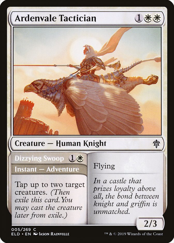 Ardenvale Tactician // Dizzying Swoop 5 (Throne of Eldraine)  | Good Games Adelaide SA