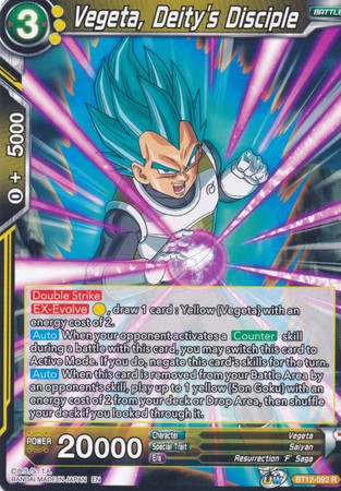 Vegeta, Deity's Disciple [BT12-092] | Good Games Adelaide SA