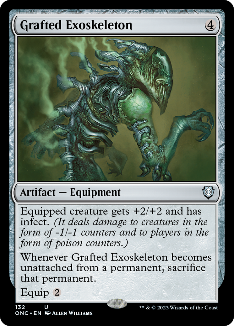Grafted Exoskeleton [Phyrexia: All Will Be One Commander] | Good Games Adelaide SA