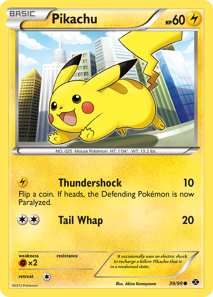 Pikachu (39/99) [Black & White: Next Destinies] | Good Games Adelaide SA