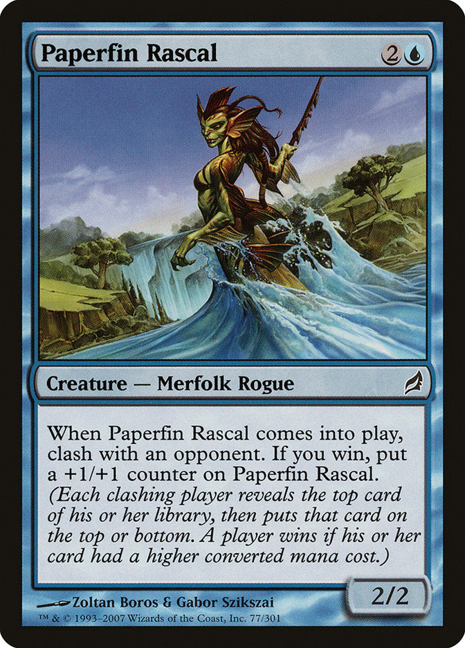 Paperfin Rascal 77 (Lorwyn)  - Foil | Good Games Adelaide SA
