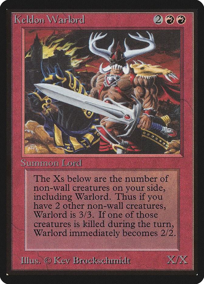 Keldon Warlord  (Beta Edition)  | Good Games Adelaide SA