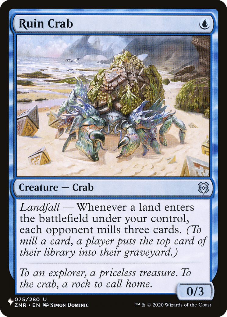 Ruin Crab [The List Reprints] | Good Games Adelaide SA