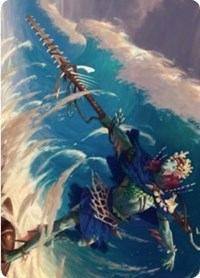 Tazeem Roilmage Art Card [Zendikar Rising Art Series] | Good Games Adelaide SA