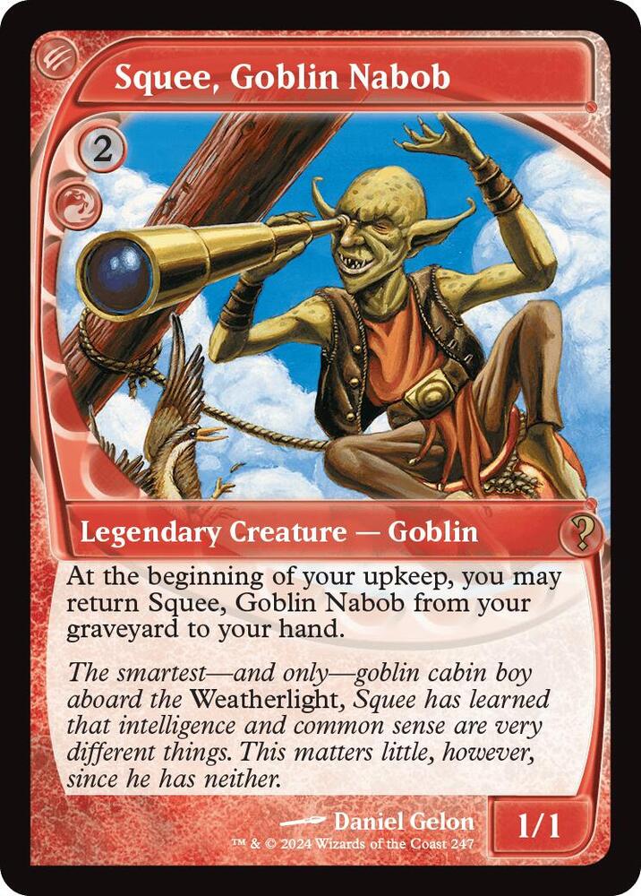 Squee, Goblin Nabob 247 (Mystery Booster 2)  - Foil | Good Games Adelaide SA
