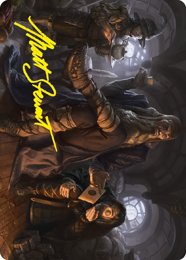 Sharkey, Tyrant of the Shire Art Card (Gold-Stamped Signature) [The Lord of the Rings: Tales of Middle-earth Art Series] | Good Games Adelaide SA