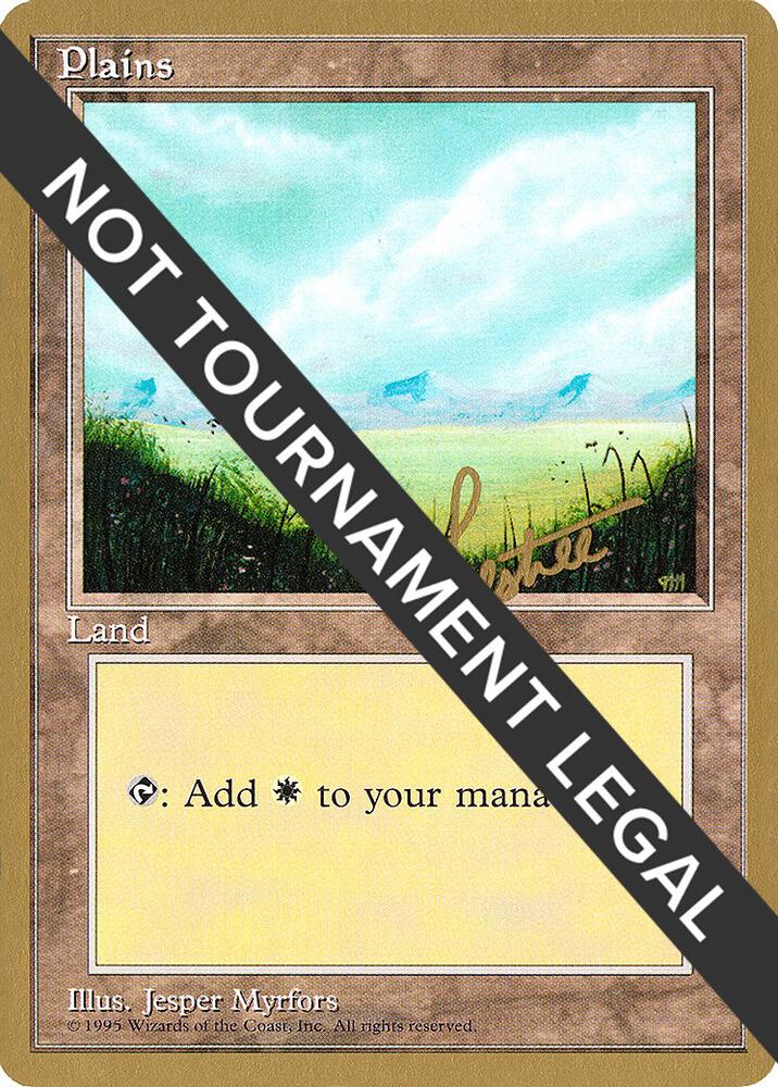 Plains A 1996 Bertrand Lestree 4ED  (World Championship Decks)  | Good Games Adelaide SA