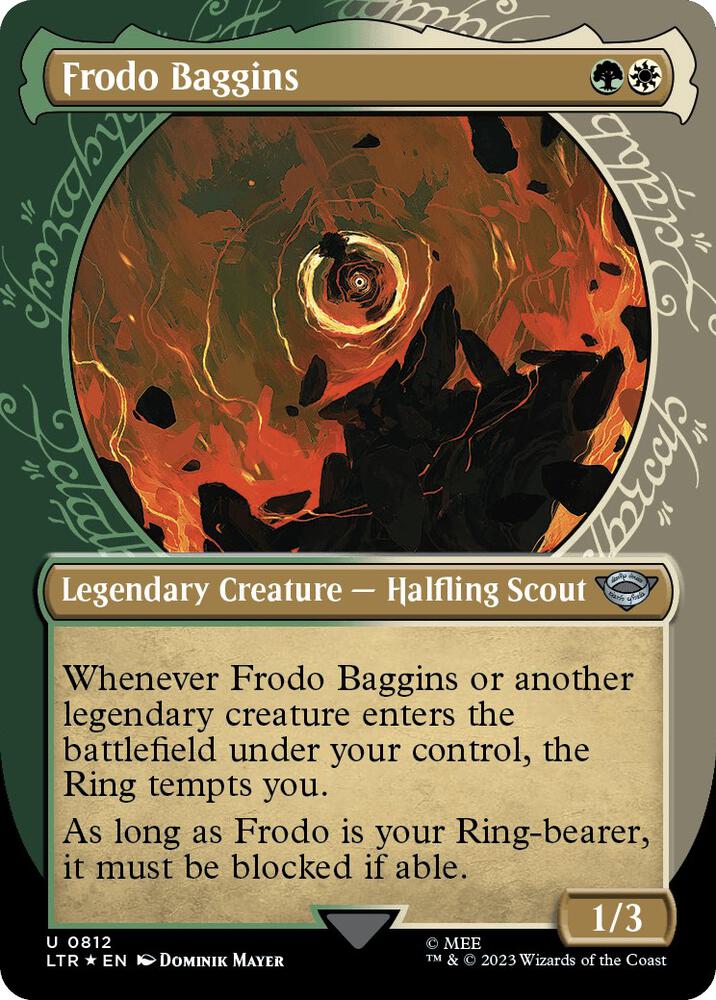 Frodo Baggins 812 (Universes Beyond: The Lord of the Rings: Tales of Middle-earth)  - Showcase Surge Foil | Good Games Adelaide SA