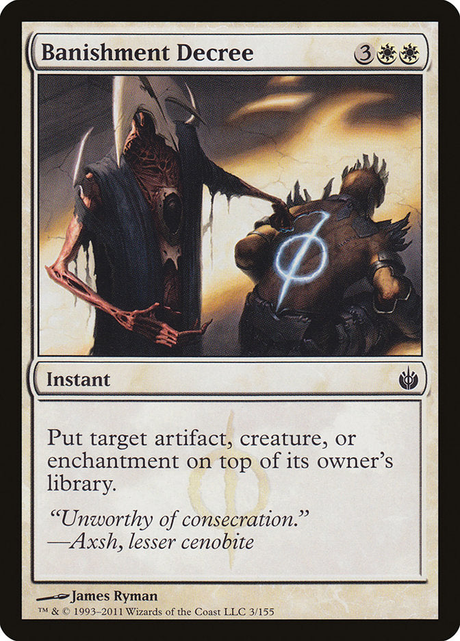Banishment Decree 3 (Mirrodin Besieged)  - Foil | Good Games Adelaide SA