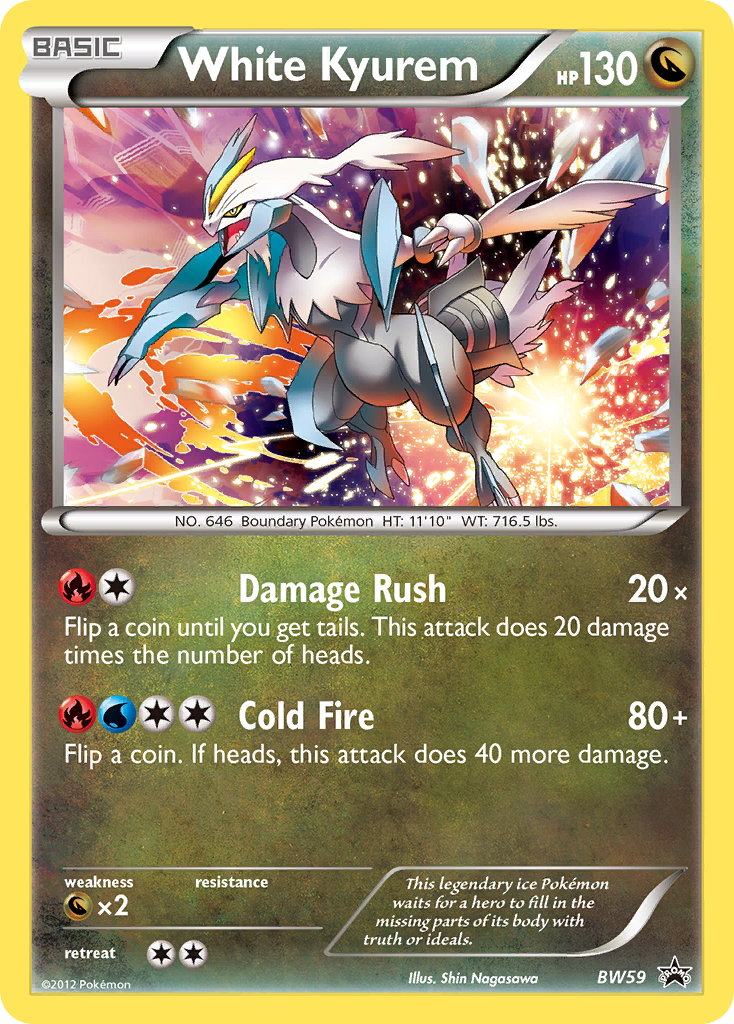 White Kyurem (BW59) [Black & White: Black Star Promos] | Good Games Adelaide SA