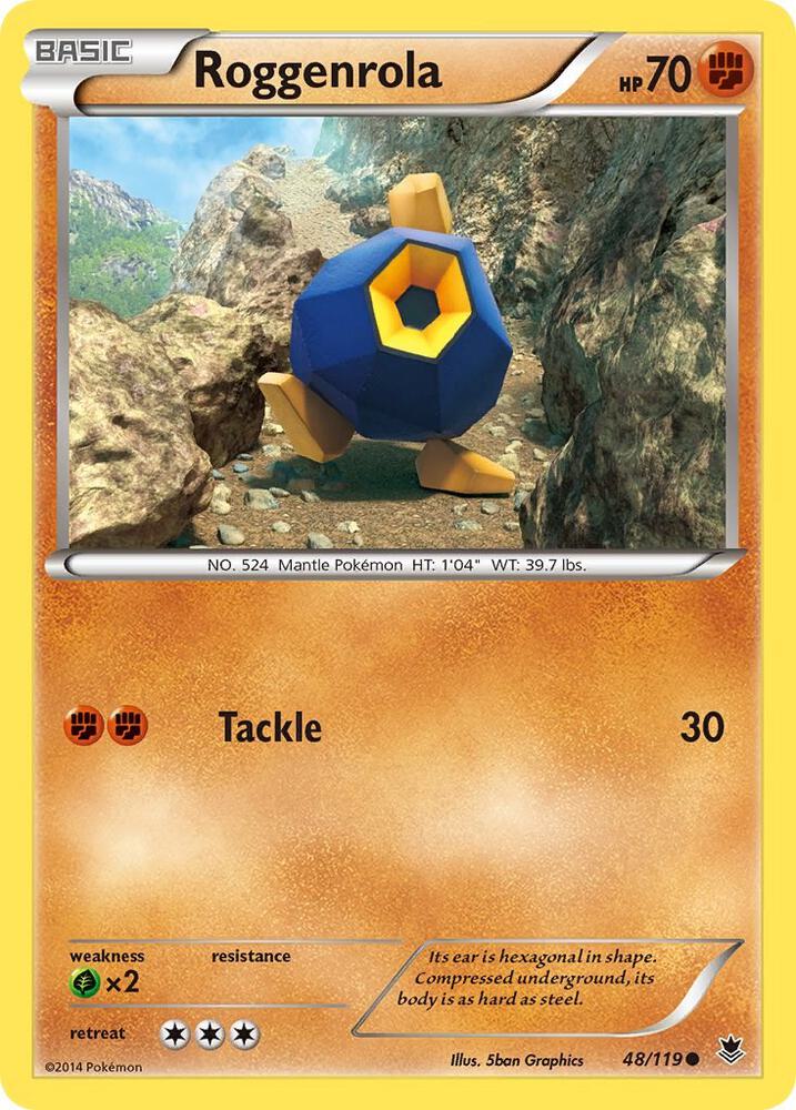 Roggenrola 48/119 (XY - Phantom Forces)  | Good Games Adelaide SA