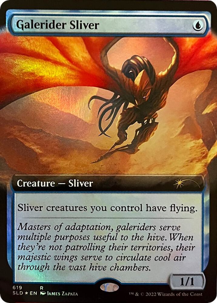 Galerider Sliver Extended Art 619 (Secret Lair Drop Series)  - Foil | Good Games Adelaide SA