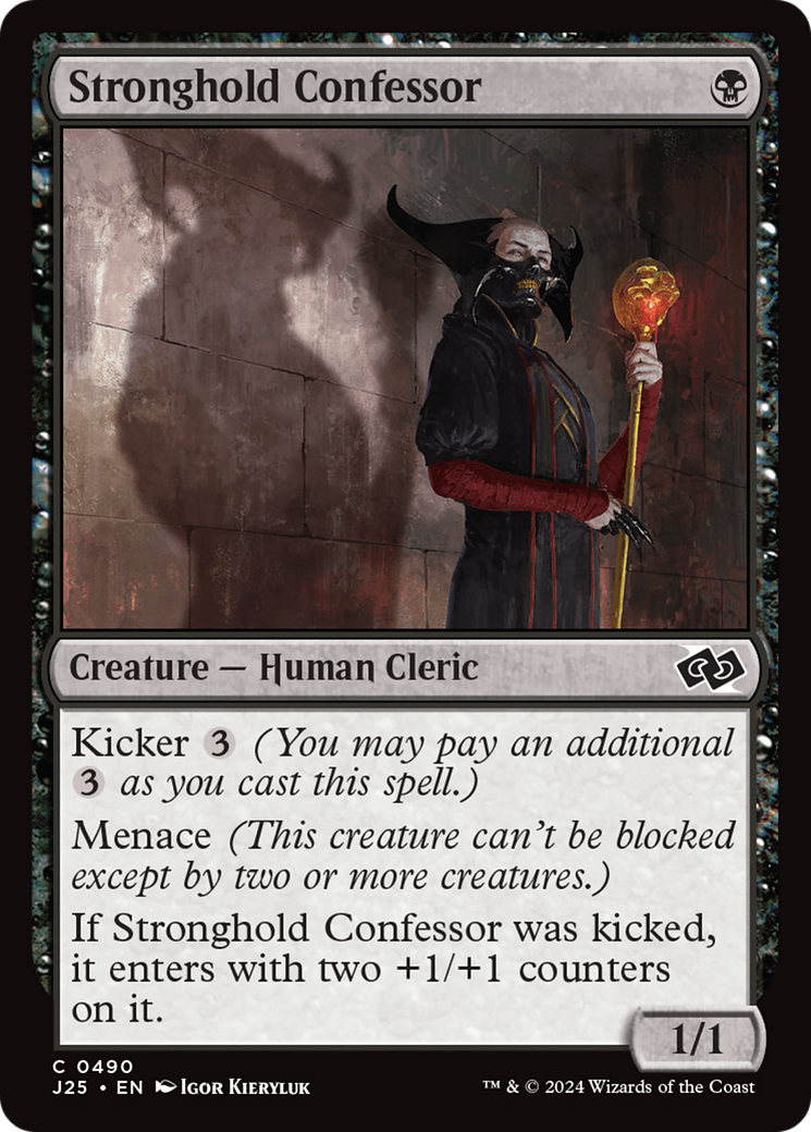 Stronghold Confessor [Foundations Jumpstart] | Good Games Adelaide SA
