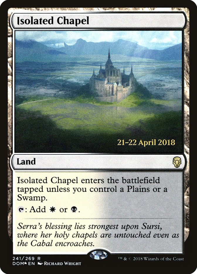 Isolated Chapel [Dominaria Promos] | Good Games Adelaide SA