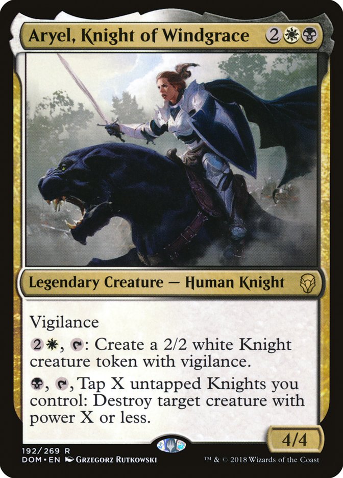 Aryel, Knight of Windgrace [Dominaria] | Good Games Adelaide SA