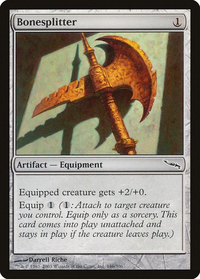 Bonesplitter 146 (Mirrodin)  | Good Games Adelaide SA