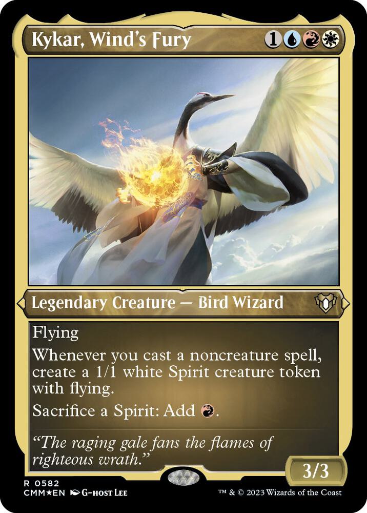 Kykar, Wind's Fury 582 (Commander Masters)  - Etched Foil | Good Games Adelaide SA