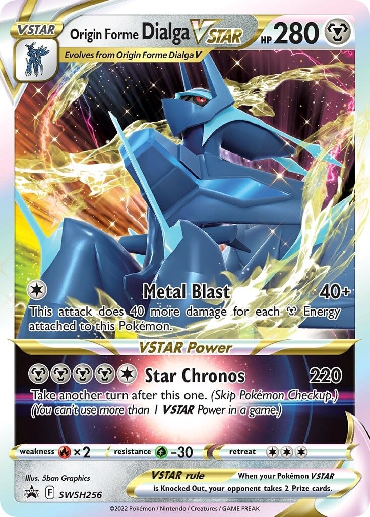 Origin Forme Dialga VSTAR (SWSH256) (Jumbo Card) [Sword & Shield: Black Star Promos] | Good Games Adelaide SA