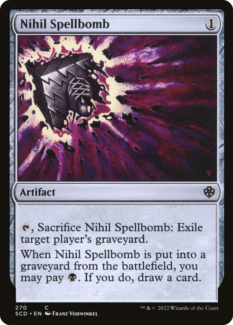 Nihil Spellbomb [Starter Commander Decks] | Good Games Adelaide SA