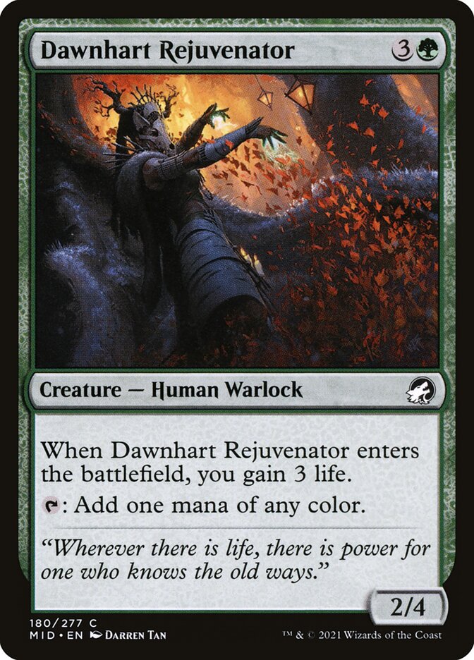 Dawnhart Rejuvenator 180 (Innistrad: Midnight Hunt)  | Good Games Adelaide SA