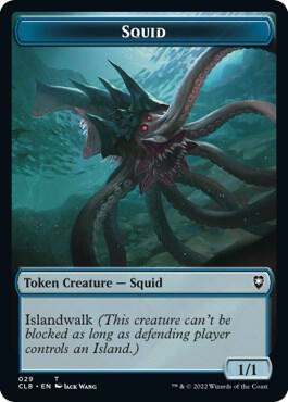 Squid Copy Double Sided Token 29 // 19 (Commander Legends: Battle for Baldur's Gate)  | Good Games Adelaide SA