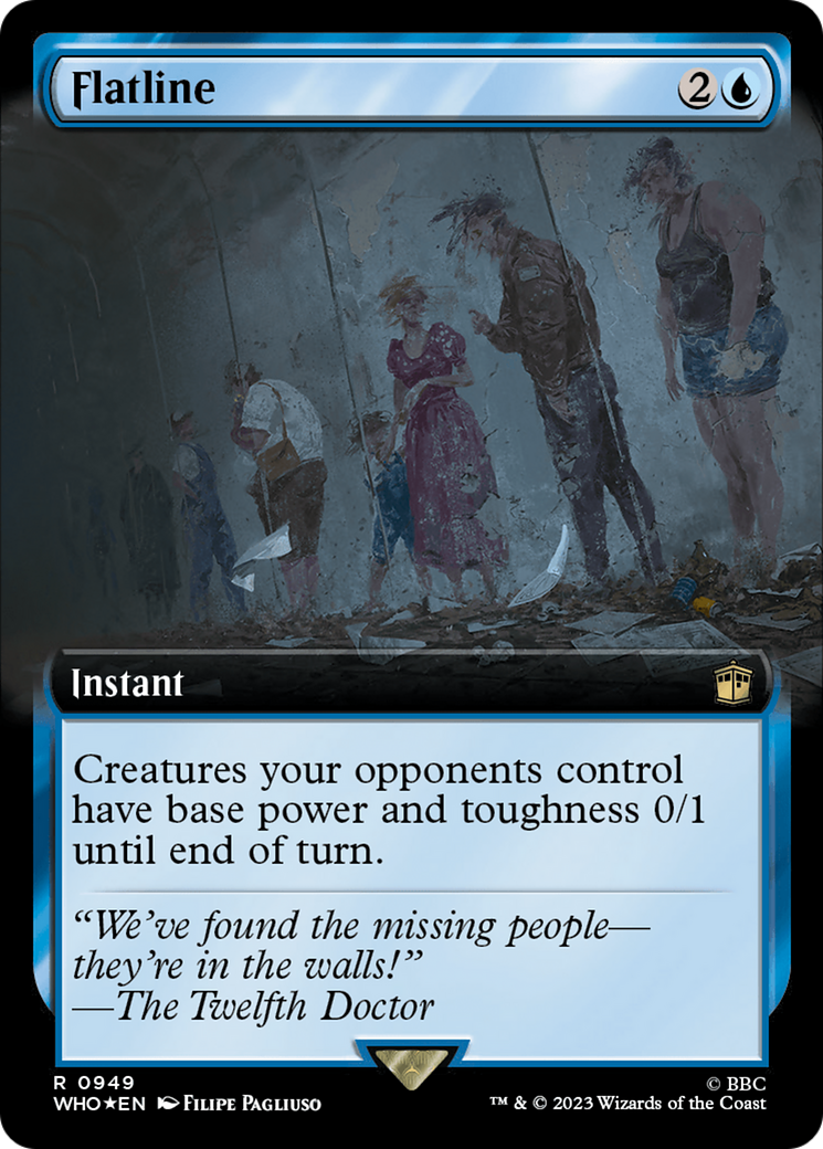 Flatline (Extended Art) (Surge Foil) [Doctor Who] | Good Games Adelaide SA