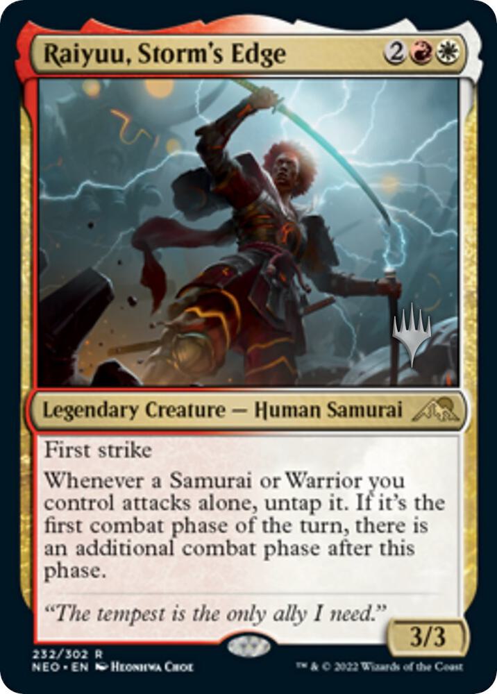 Raiyuu Storms Edge 232 (Promo Pack: Kamigawa: Neon Dynasty)  - Foil | Good Games Adelaide SA