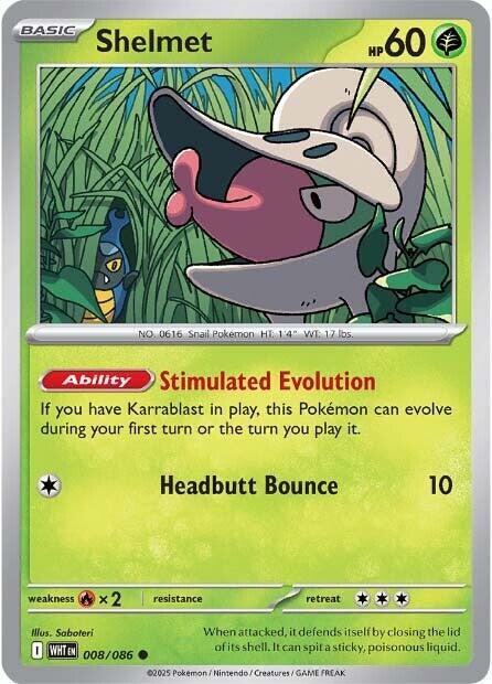 Shelmet 008/086 (SV: White Flare)  | Good Games Adelaide SA