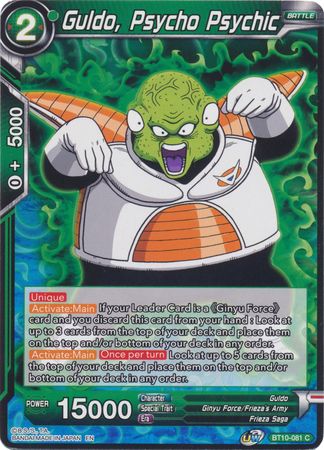 Guldo, Psycho Psychic [BT10-081] | Good Games Adelaide SA