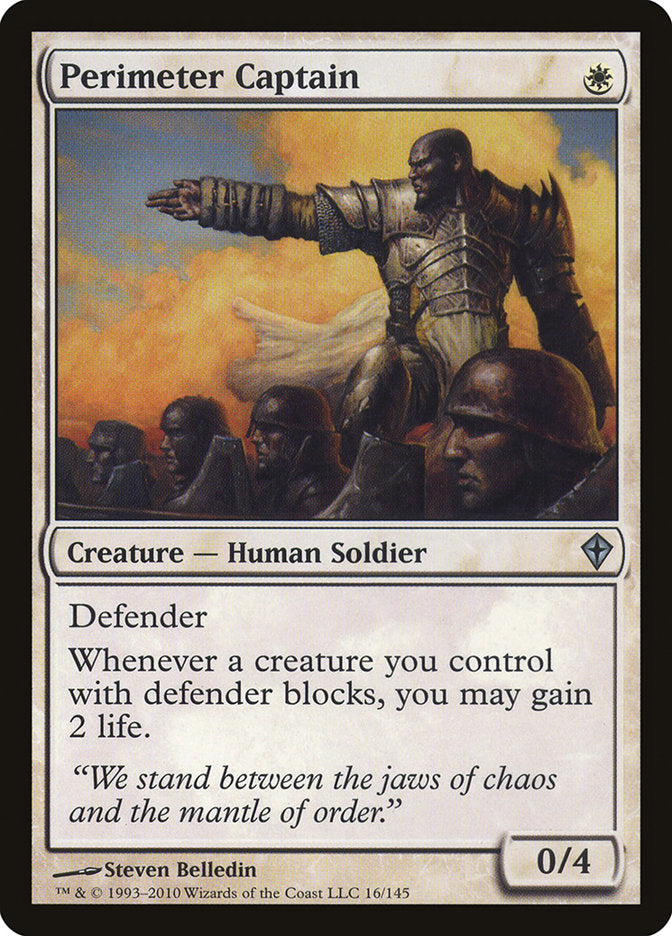 Perimeter Captain 16 (Worldwake)  - Foil | Good Games Adelaide SA